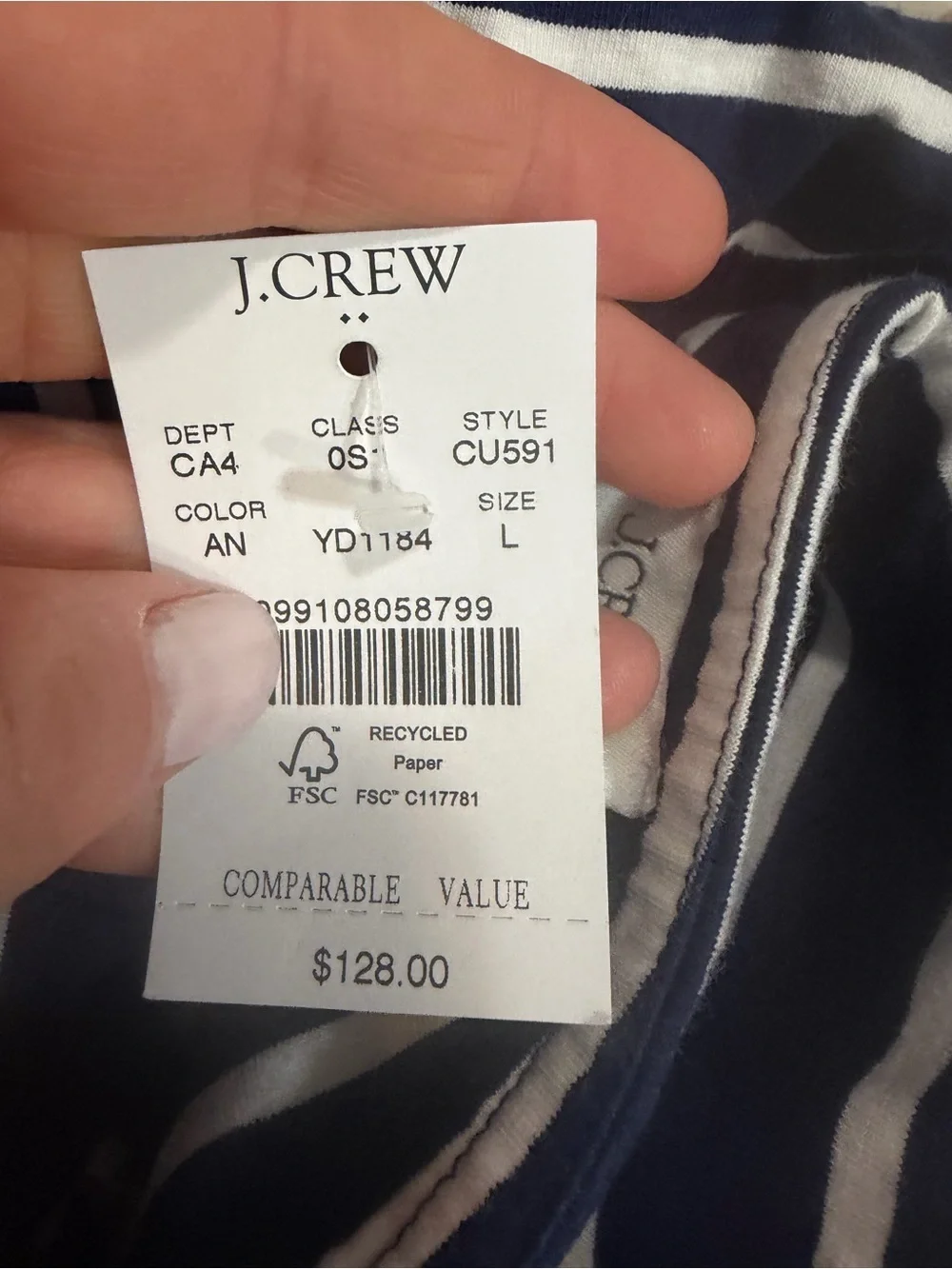 J. Crew product details